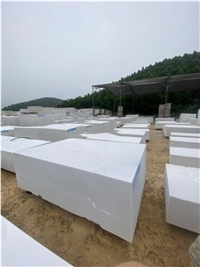 Vietnam Snow White Marble Blocks