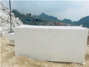 Vietnam Snow White Marble Blocks