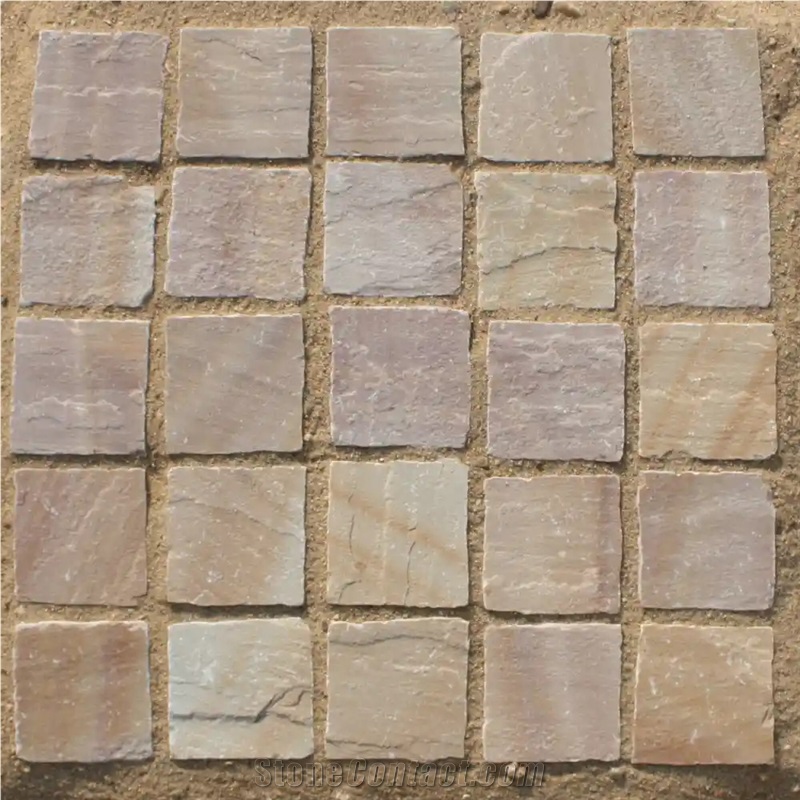 Kandla Grey Sandstone Cobblestone