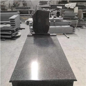 Black Granite Headstones Monument Tombstone For Sale