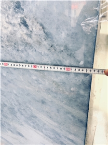 Blue Crystal Quartzite Translucent Slabs Cristallo Blue