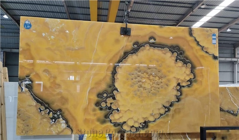 Orange Onyx Honey Color Yellow Onyx Big Slabs