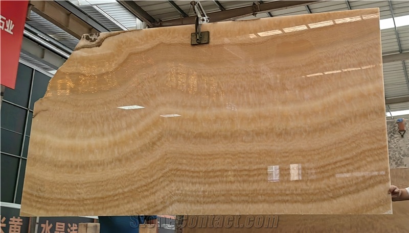 Yellow Honey Onyx Big Slabs