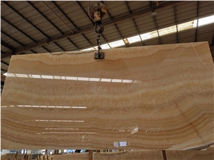 Yellow Honey Onyx Big Slabs