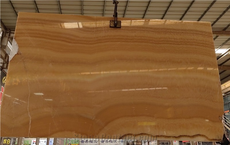 Yellow Honey Onyx Big Slabs