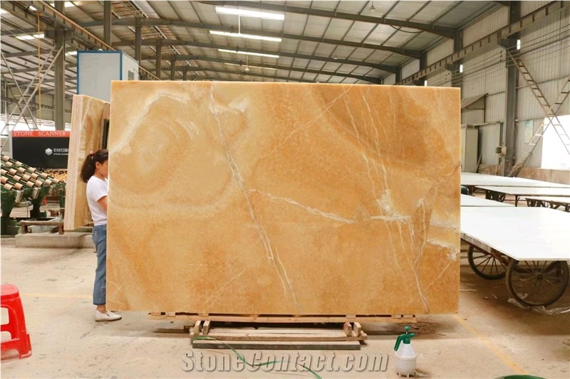 Yellow Honey Onyx Big Slabs
