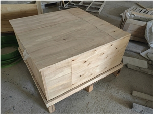 Carrara Marble  Low Rounded Plinth  Coffee Table