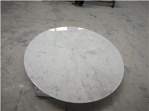 Carrara Marble Rounded Coffee Table Top