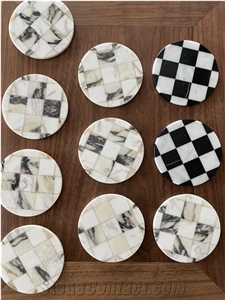 Custom Marble Coaster Marble Personalized Gift Tray