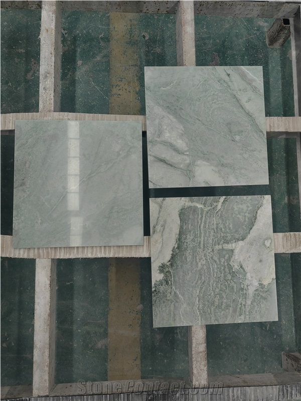Desert Jade Green Marble Tiles & Slabs