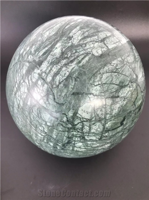 Designer Marble Coffee Table, Morden Glass Table With Ball