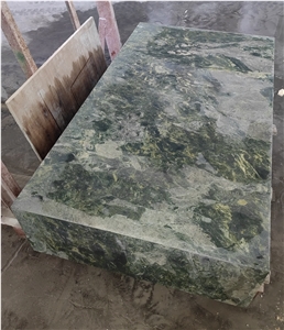 Exclusive Green Marble Coffee Table, Designer Marble Table