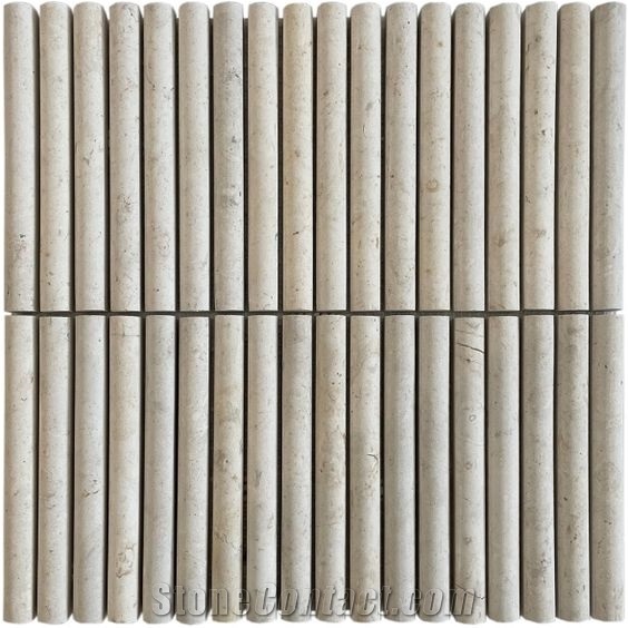 Fluted Travertine Bathroom Tiles
