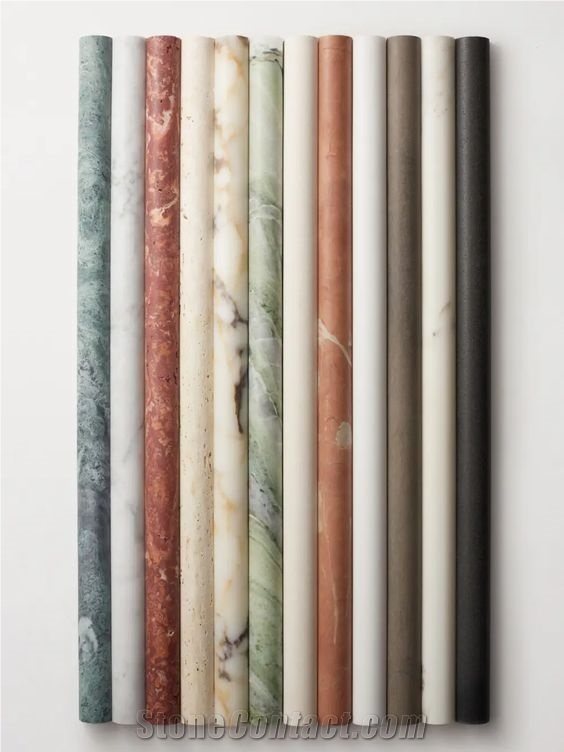 Fluted Travertine Bathroom Tiles