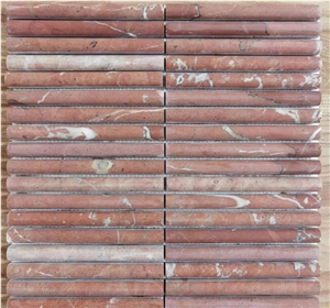 Green Marble  Honed Flute Mosaic Tiles