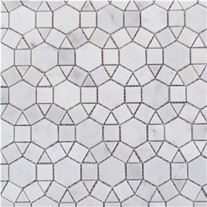 Marble Mosaic Polished For Bathroom Tiles