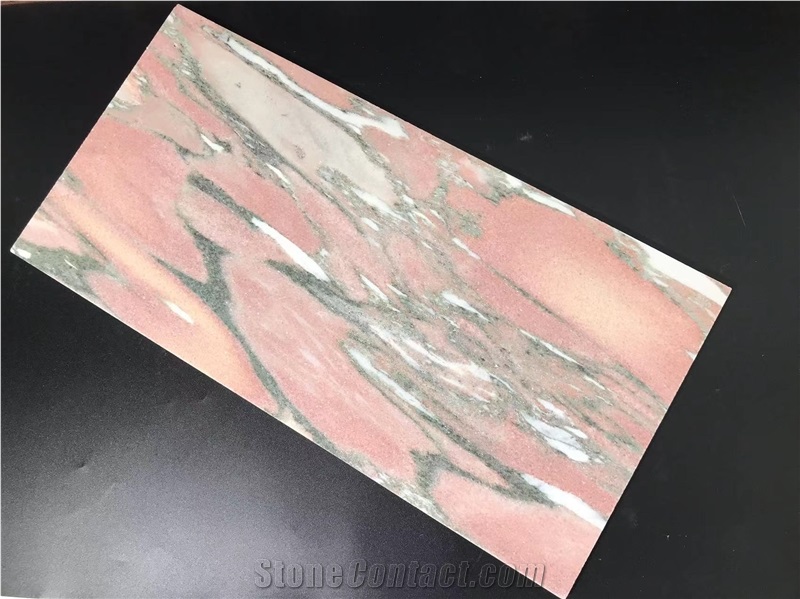 Rosa Norvegia 12X24 Polished Marble Tile