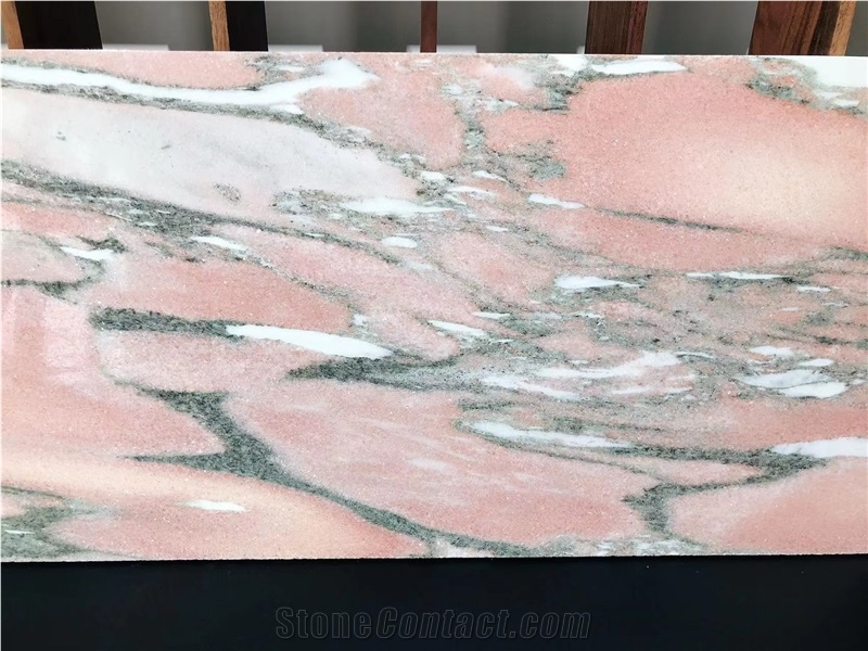 Rosa Norvegia 12X24 Polished Marble Tile