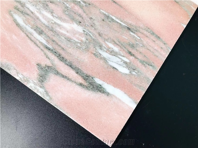 Rosa Norvegia 12X24 Polished Marble Tile