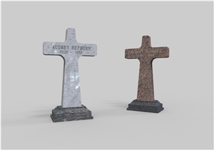 Small Size Monument  Granite Tombstone With Lettering