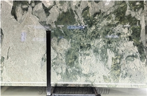 The Wiz Green Marble Honed Slabs