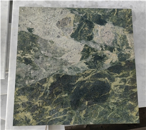 The Wiz Green Marble Honed Slabs
