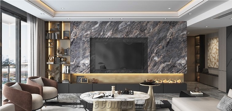 Sintered Stone Golden Cloud