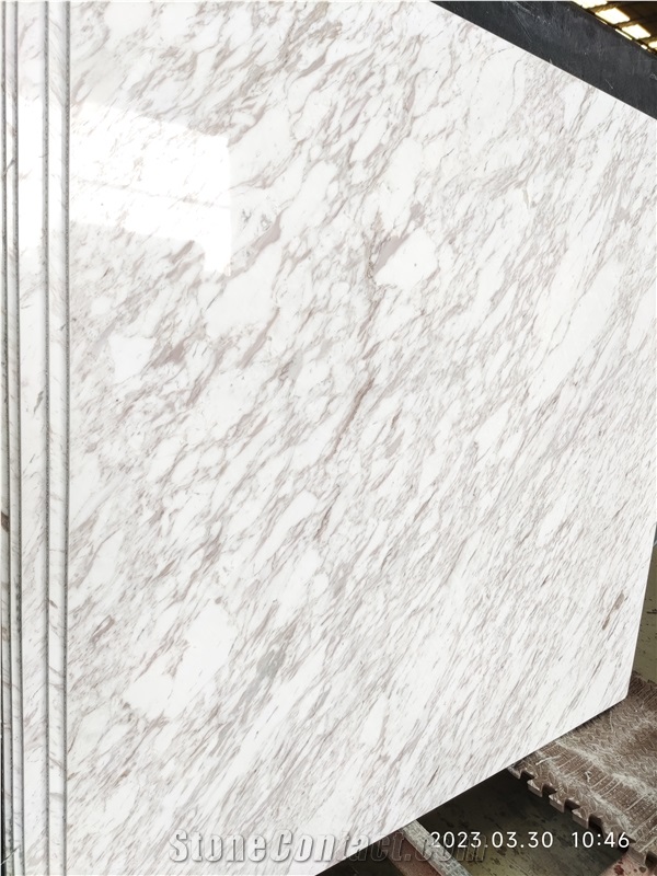 Volakas White Marble Artificial Honeycomb Slab