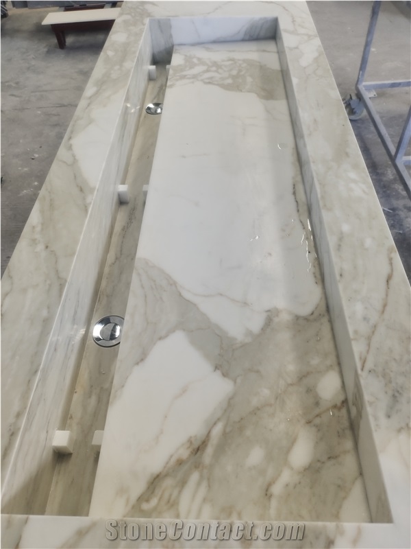 Calacatta Marble Slab Countertop For Kitchen