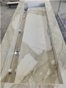 Calacatta Marble Slab Countertop For Kitchen