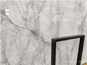 Classic Milas White Marble Slab