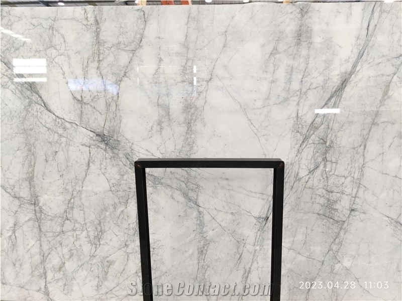 Classic Milas White Marble Slab
