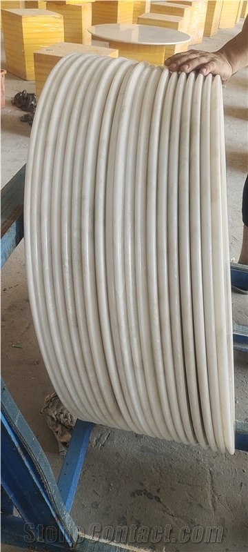 Royal White Jade Marble Table Top For Hotel