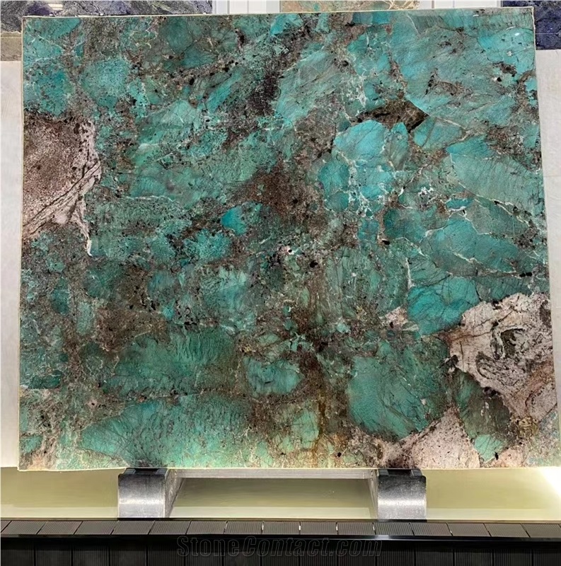 The King Of Luxury Stone Amazon Green Quartzite Slabs