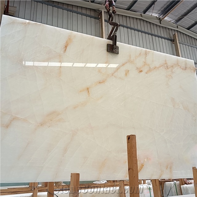 Translucent White Onyx Stone Floor Tile Wall Tile