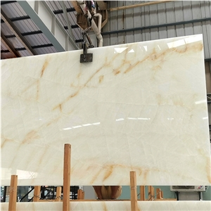 Translucent White Onyx Stone Floor Tile Wall Tile