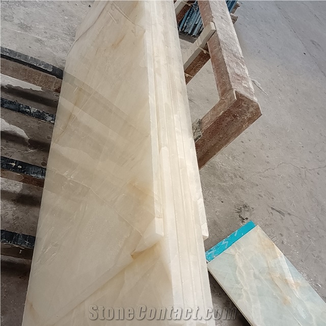Translucent White Onyx Stone Floor Tile Wall Tile