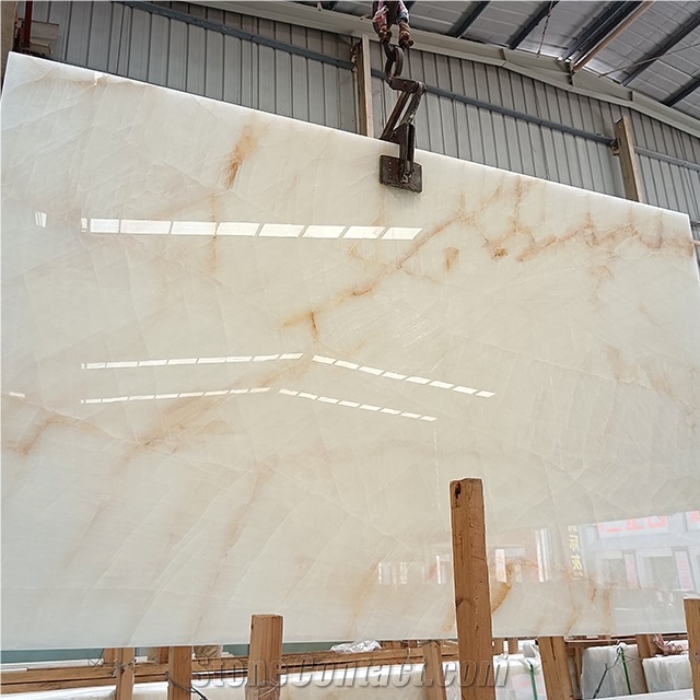Translucent White Onyx Stone Floor Tile Wall Tile