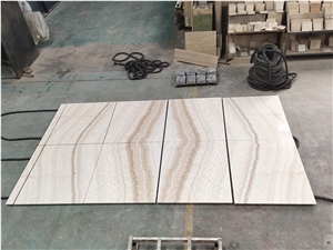 White Akdag Onyx Slabs With Straight Grain