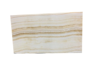 White Akdag Onyx Slabs With Straight Grain