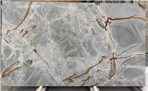 Blue Roma Quartzite Slab For Home Decoration