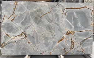 Blue Roma Quartzite Slab For Home Decoration