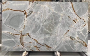 Blue Roma Quartzite Slab For Home Decoration