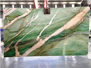 Botanic Wave Quartzite Table Top For House Decor