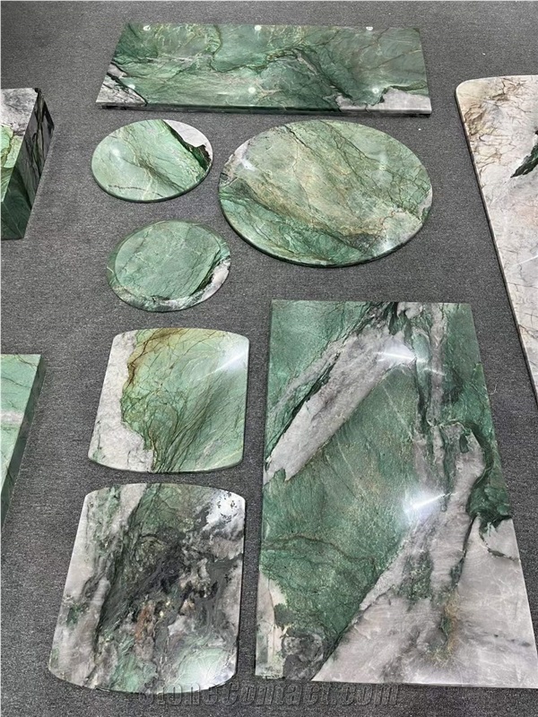 Brazil Botanic Bordeaux Quartzite Dining Table Coffee Table