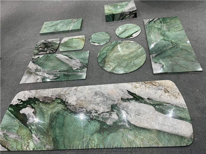 Brazil Botanic Bordeaux Quartzite Dining Table Coffee Table
