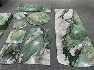 Brazil Botanic Quartzite Dining Table For Luxury Home Decor