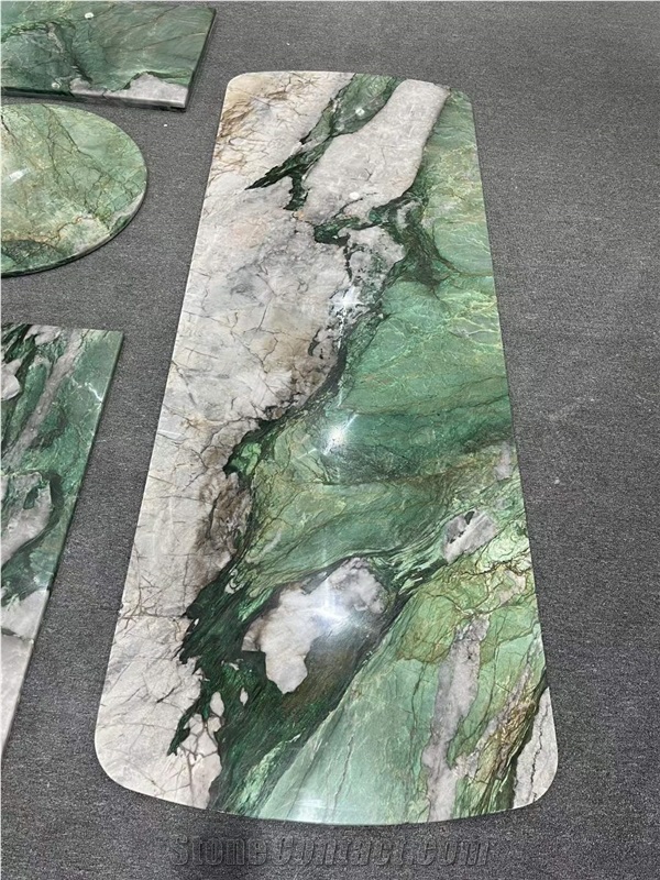 Brazil Botanic Quartzite Dining Table For Luxury Home Decor