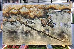 Brazil Shangri-La Granite Slab For Wall Decor Luxury Design