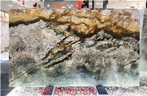 Brazil Shangri-La Granite Slab For Wall Decor Luxury Design
